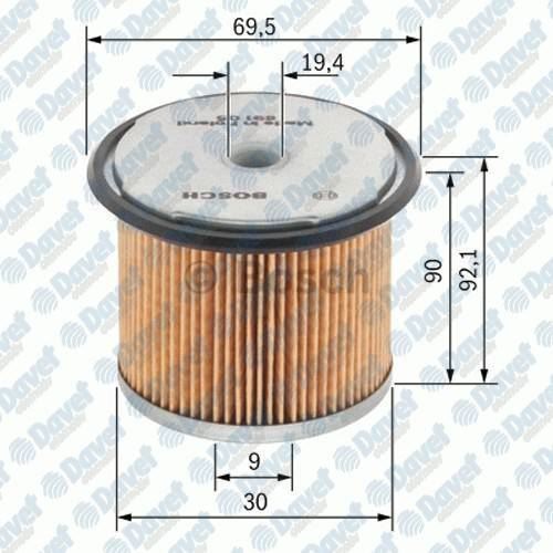 BOSCH 1457429656 Dizel Yakit Filtresi Astra Combo Corsa C Vectra B-C Astra G-H Omega B Zafira 1.6 1.7 Cdti